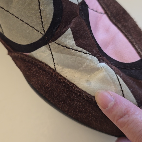 Coach Women's Monogram C's Quilted Sasha Winter Snow Boots Fur Trim Size 8.5 - Picture 16 of 17